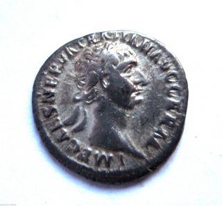 Rare C.  96 - 98 A.  D Emperor Nerva Roman Period Imperial Ar Silver Denarius Coin photo