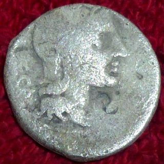 Roman Ar Republic Denarius 2 - 1st Century Bc (946) photo