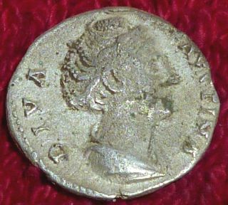 Roman Ar Denarius - Faustina The Elder 100 - 140 Ad - 911 photo