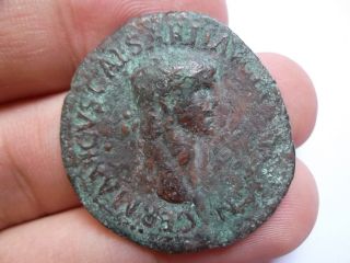 Germanicus As Of 42 Ad,  Rome,  Ric 105,  8.  88 Gr. ,  Very Scarce photo