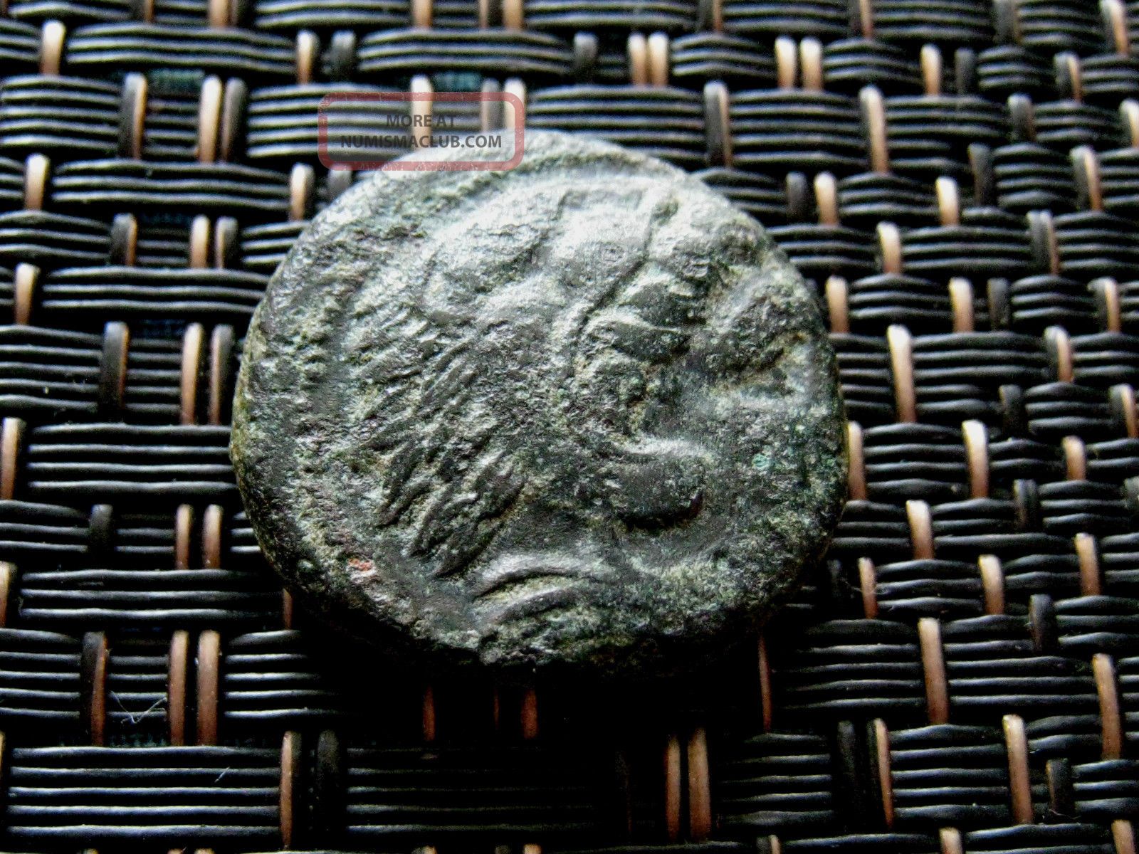 Alexander Iii The Great 336 323 Bc. Bronze Drachm Ancient Greek Coin