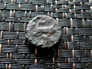 Ancient Greek Bronze Coin Of Ephesos 394 - 295 Bc Ionia,  Bee,  Stag. photo