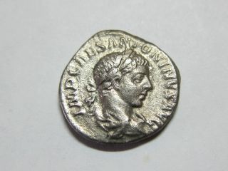 Elagabalus Ad 218 - 222 Silver Antoninianus. photo