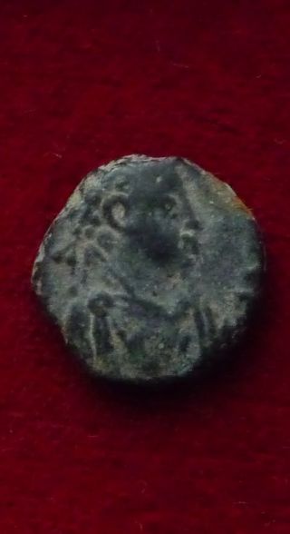 Late Roman Empire Unidentified Emperor Ae4 13 - 14 Mm photo