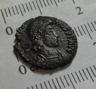 Ancient Roman Bronze Coin Ae3 16mm - Constantius Ii Feltemp - Reparatio photo