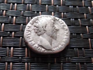 Silver Denarius Of Marcus Aurelius 161 - 180 Ad Ancient Roman Coin photo