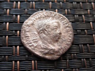 Silver Denarius Of Severus Alexander 222 - 235 Ad Ancient Roman Coin photo