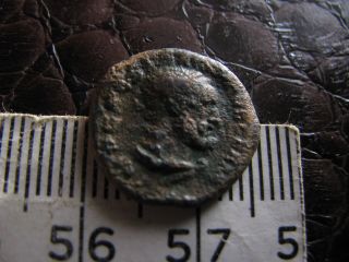 Unusual Little Ancient Roman Coin,  Unresearched,  Has Some Good Detail photo