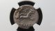 Roman Republic Ngc F Rutil Flaccus 77 Bc Denarius Ancient Silver Coin Coins: Ancient photo 1
