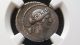Roman Empire Ngc Xf P.  Clodius Apollo 42 Bc Ar Denarius Ancient Silver Coin Coins: Ancient photo 2