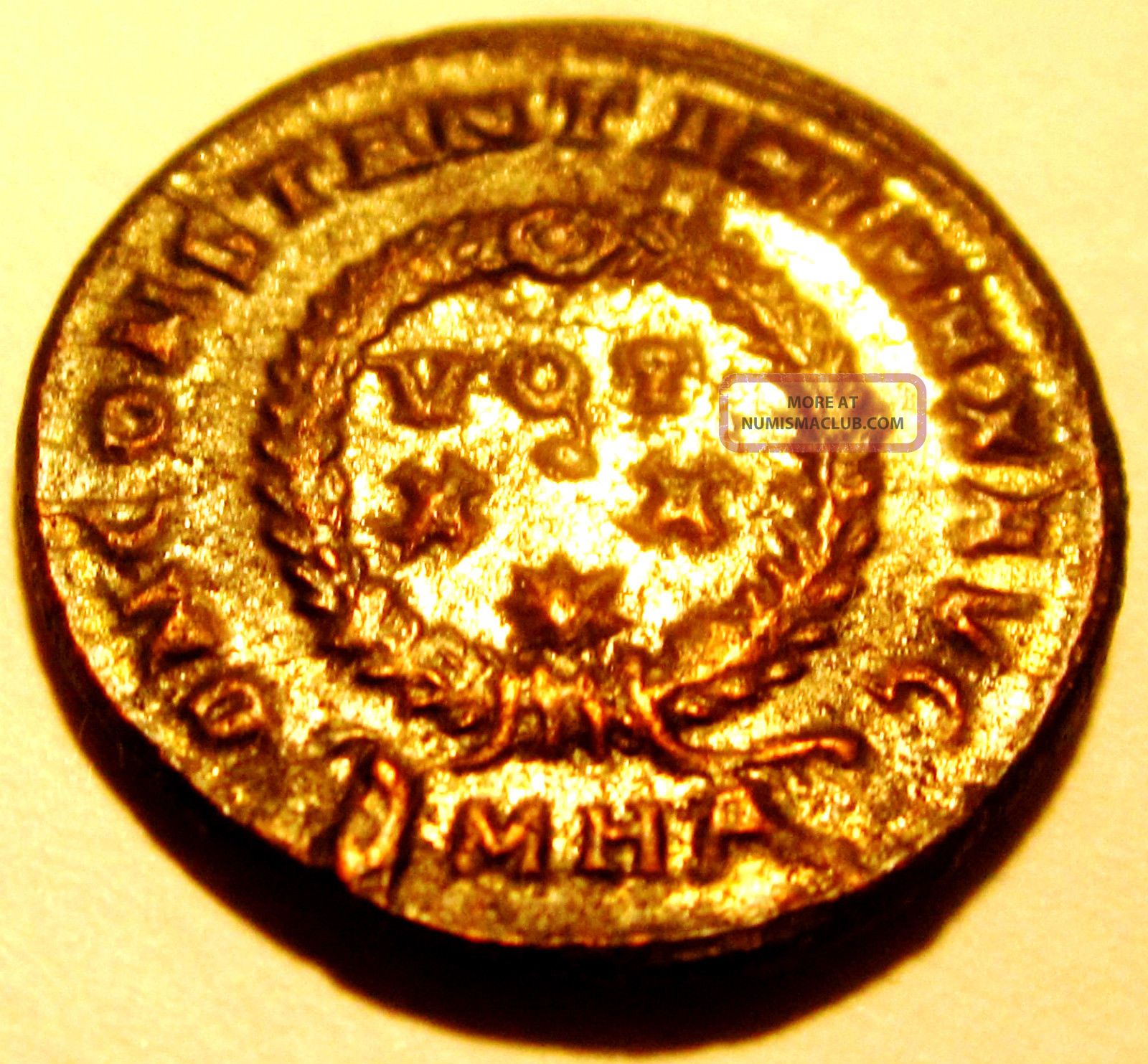 Q47 Good Ancient Roman Bronze Coin Of Constantine, 1,