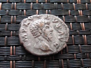 Silver Ar Denarius Of Lucius Verus 161 - 169 Ad Ancient Roman Coin photo