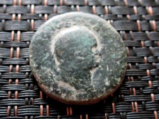 Bronze Ae As Of Vespasian 69 - 79 Ad Ancient Roman Coin photo