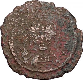 Justinian I 527ad Authentic Ancient Byzatnine Coin Large K I38323 photo