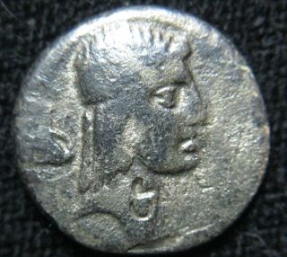 Calpurnius Piso Frugi Silver Denarius Apollo,  Banker ' S Marks 90 Bc Authentic photo