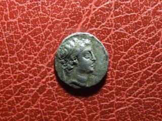 Seleucid Kingdom Zeus Seated Silver Drachme Greek Coin To Identify photo
