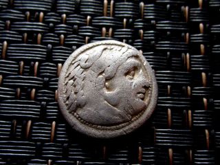 Alexander Iii The Great 336 - 323 Bc.  Silver Drachm Ancient Greek Coin / 4,  09gr photo