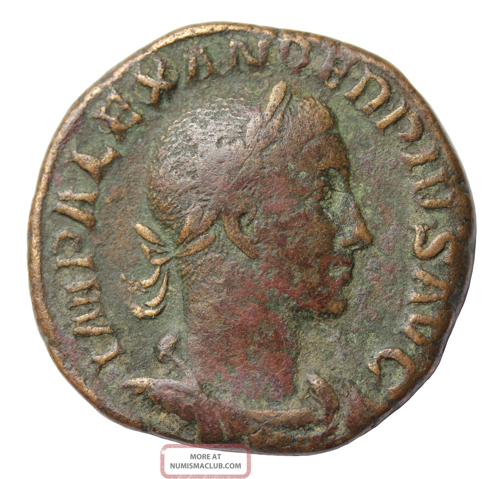 Severus Alexander 222 - 235 Ad Ae Sestertius Rome Ancient Roman Coin