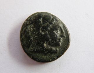 Ancient Macedon Bronze Coin - Alexander The Great (336 - 323 Bc) photo