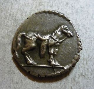 Roman Silver Denarius Coin - Labienus photo