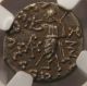 C.  58 - 19 Bc Indo - Scythian (azes Ii) - Silver Drachm - Ngc Xf 3/5 4/5 - Chach Coins: Ancient photo 1