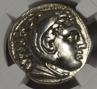 Alexander The Great Of Macedon,  Silver Tetradrachm (336 - 323 Bc) - Ngc Xf 5/5 photo
