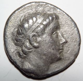 Seleucid Antiochos Iii ' The Great ' Silver Tetradrachm Antioch,  223 - 210 Bc photo