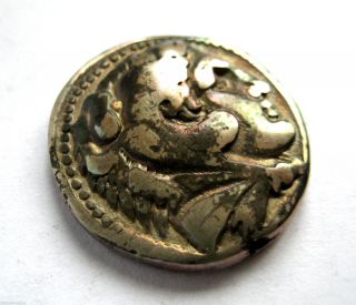 C.  330 B.  C Ancient Greece Alexander The Great Ar Silver Tetra - Drachma Coin.  Vf photo