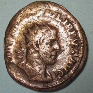 Ancient Rome Philip I The Arab Silver Antoninianus Aequitas Roman God Equali photo