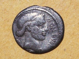 Roman Republic L.  Scribonius Libo Silver 1 Denarius Coin 62 B.  C.  S 367 photo
