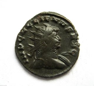 253 A.  D Gallic Empire Emperor Gallienus Roman Period Ar Billon Antoninus Coin photo
