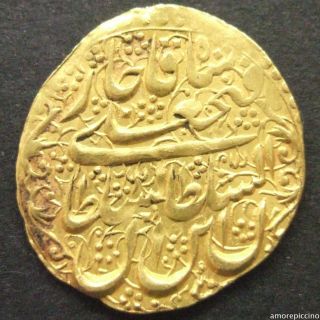Persian,  Qajar Dynasty Fath ‘ali Shah,  Gold Toman,  Isfahan,  Dated 1238 Ah. photo