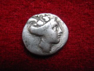 Greek Silver Coin Euboia,  Histiaia / 300 B.  C.  (13mm.  1,  70gm. ) photo