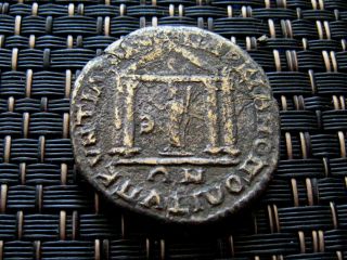 Provincial Roman Coin Of Caracalla & Julia Domna,  Pentassarion Of Markianopolis. photo