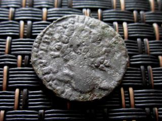Bronze Denarius Of Septimius Severus 193 - 211 Ad Ancient Roman Coin photo