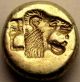 Lesbos.  Mytilene.  The Best Coin Ever.  Gold El Winged Boar &lion Firstdies Ngc Xf Coins: Ancient photo 1