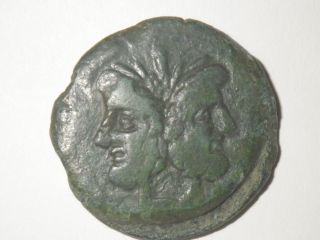 Bronze Janus / Galley Aes Grave Rome Anonymus After 211 Bc 33.  40 Grams photo
