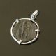 Sterling Silver Coin Pendant With Ancient Roman Coin,  Ancient Coin Pendant Coins: Ancient photo 1