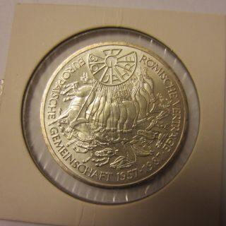 Germany 10 Mark 1987,  Silver Anneversary Coin,  A Bu Coin photo
