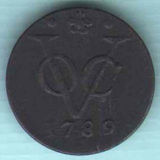 Netherlands - 1789 - East Indies - Duit - Rare Coin Z - 59 photo