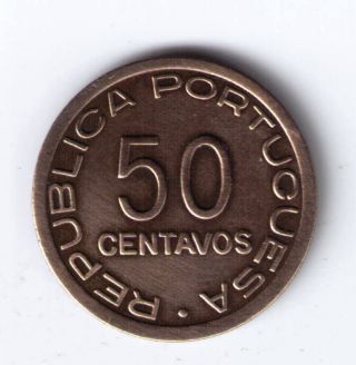 Mozambique 50 Centavos,  Provas 1945,  Very Fine photo
