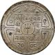 Nepal Silver Rupee Coin King Tribhuvan Vikram Shah Dev 1952 Km - 726 Unc Asia photo 1