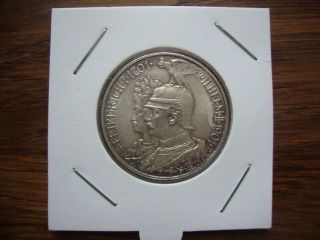 1901 German Prussia Zwei 2 Mark Freidrich I Wilhelm Ii Silver Coin photo