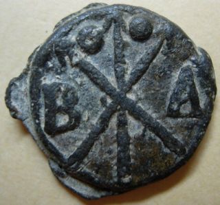 1500 ' S Malacca Portuguese Ba Tin Coin Bb003 photo