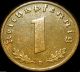 German 3rd Reich 1937f Rp Coin W/ Swastika - Nazi Germany Ww 2 - Rare Coin Germany photo 1