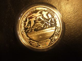 Sydney Australian 2000 Olympic Commemorative Silver Coin Proof - Gem Bu photo