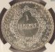 French Indochina 1931 1 Paistre Silver - Ngc Ms61 - Brilliant White China photo 2