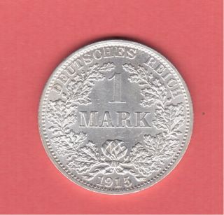 German Empire – 1 Mark 1915 A – Silver Xf, photo