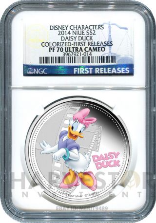 Disney - Daisy Duck - Ngc Pf70 Ultra Cameo First Release - Mickey And Friends photo