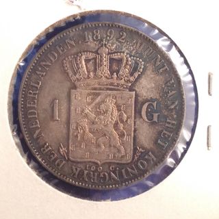 1892 Netherlands Gulden Km 117 [auto.  Combined Shipping] (17471) photo